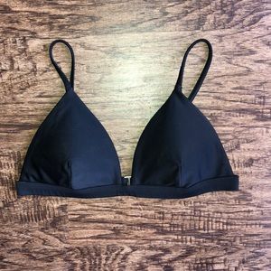 Small Hollister Black Bikini Top
